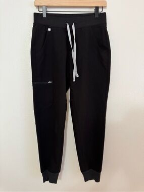 FIGS Zamora Jogger Scrub Pants Black XS Petite FIONx